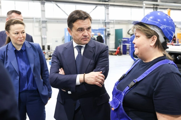 Губернатор Московской области Андрей Воробьёв высоко оценил работу завода члена РАВВ компании «АДЛ»