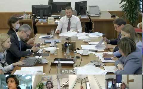 Созданный РАВВ Союз СП «ОСОТ» представил национальную стратегию переработки осадков сточных вод на совещании у заместителя Руководителя Администрации Президента РФ Максима Орешкина